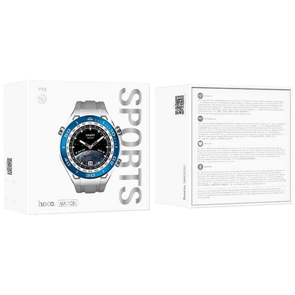 hoco. Pametni sat, 1.39" zaslon, Bluetooth, IP67 - Y16 Silver