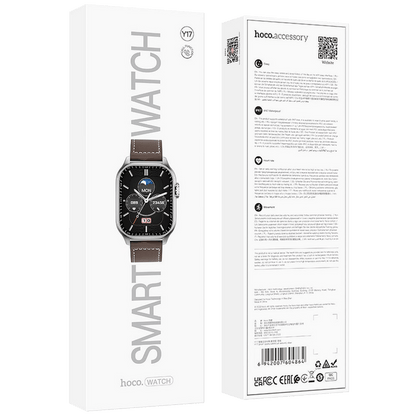 hoco. Pametni sat, 2.03" zaslon, Bluetooth, IP67 - Y17 Silver