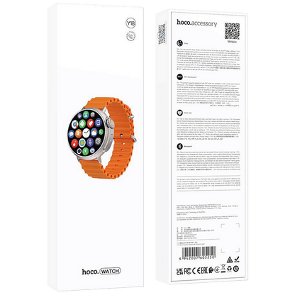 hoco. Pametni sat, 1.52" zaslon, Bluetooth - Y18 Gold