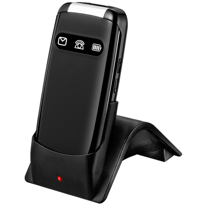 MeanIT Telefon mobilni, 2.8" ekran, Dual SIM, SOS tipka - SENIOR FLIP MAX Black
