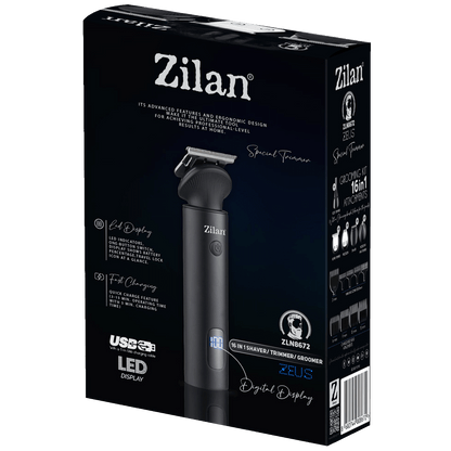 Zilan Aparat za šišanje, brijanje, trimer, 16u1 - ZLN8672 Zeus
