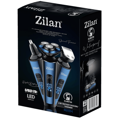 Zilan Aparat za brijanje, trimer, 4u1, IPx6 - ZLN8726 Aion