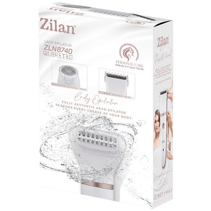 Zilan Epilator, 3u1, IPx7 - ZLN8740 Quirtis