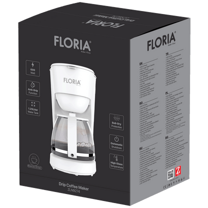 Floria Aparat za filter kafu, 600W - ZLN9274