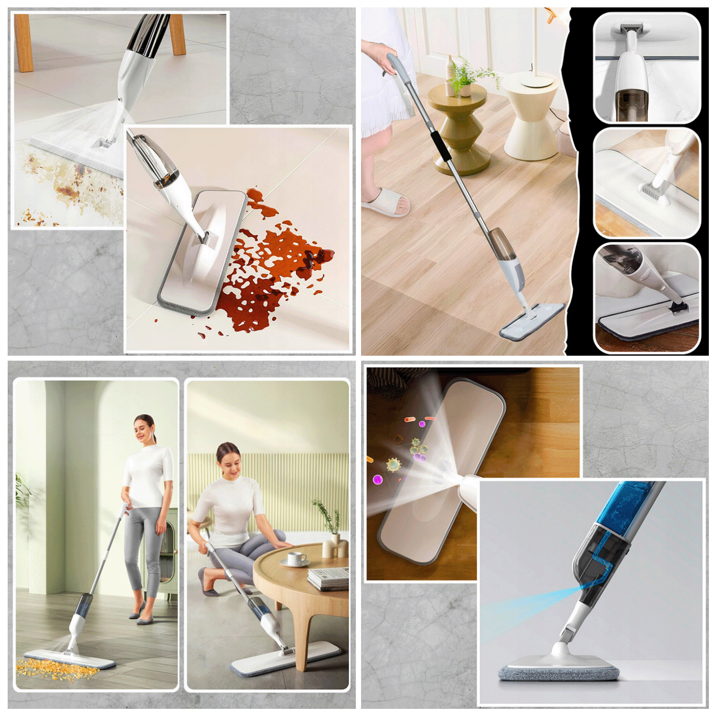 Esperanza Čistač za podove, Spray Mop - EHS002