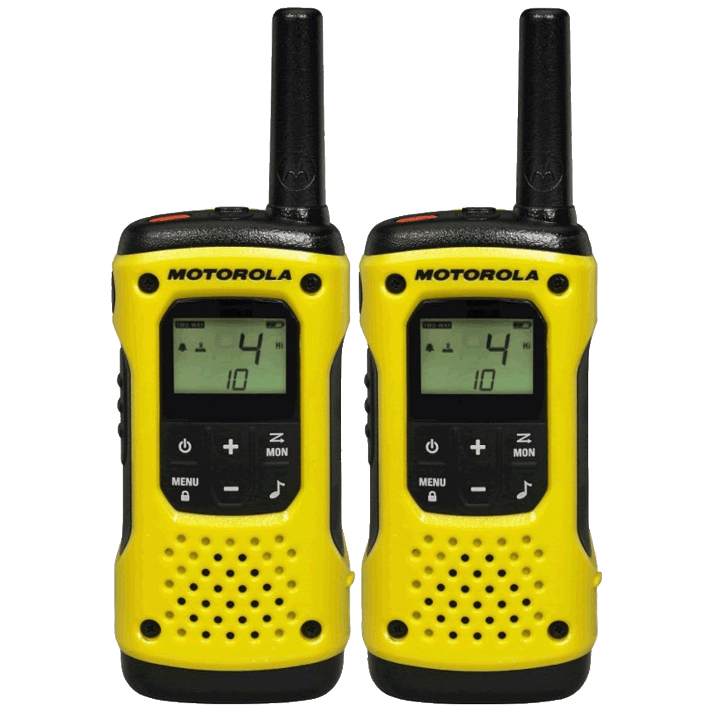 Motorola Walkie Talkie, domet 10 km, 16 kanala, žuto/crna - TLKR T92