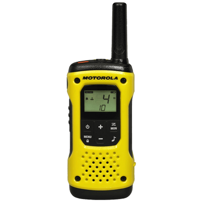 Motorola Walkie Talkie, domet 10 km, 16 kanala, žuto/crna - TLKR T92