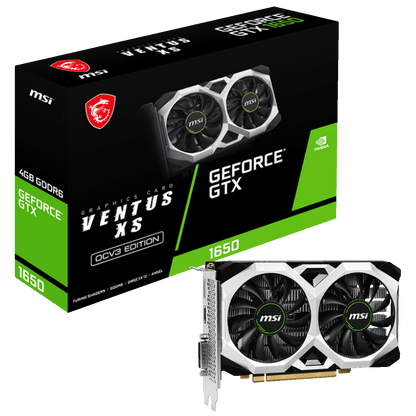 MSI Grafička kartica, GTX 1650, 4GB DDR6, 128bit, PCIe3.0 - GTX 1650 4GB XS OCV3 GDDR6