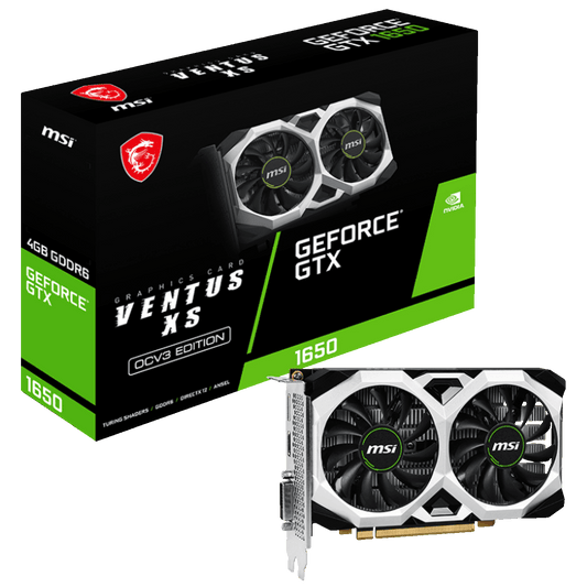 MSI Grafička kartica, GTX 1650, 4GB DDR6, 128bit, PCIe3.0 - GTX 1650 4GB XS OCV3 GDDR6
