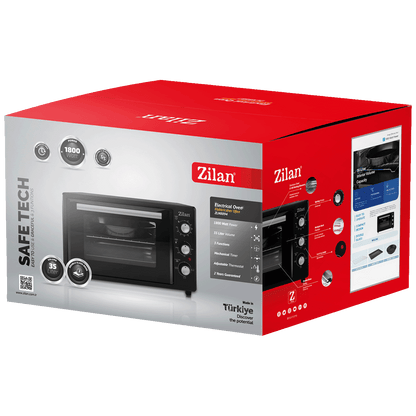 Zilan Mini pećnica, zapremina 35 l, 1800 W, crna - ZLN8894