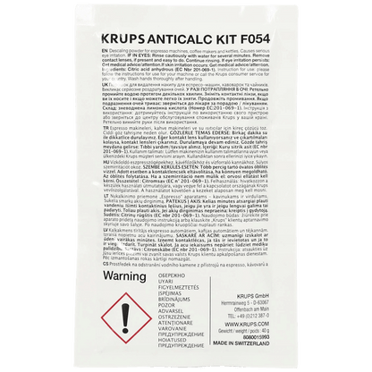 Krups Prah za čišćenje kamenca - F054001A