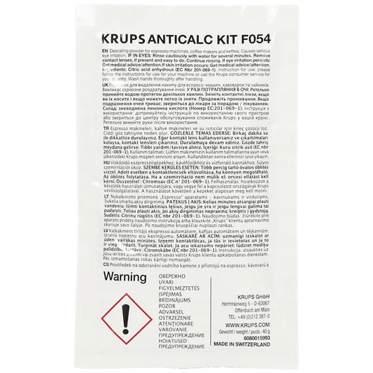 Krups Prah za čišćenje kamenca - F054001A