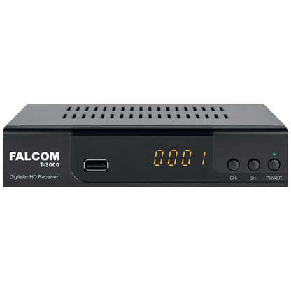 Falcom Prijemnik zemaljski, DVB-T/T2, HEVC, HDMI, USB - T-3000
