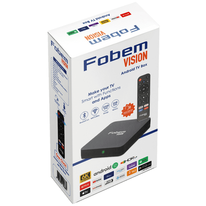 Fobem Prijemnik IPTV@Android,6K,2/32GB, WiFi 2.4/5GHz, Bluetooth - Vision