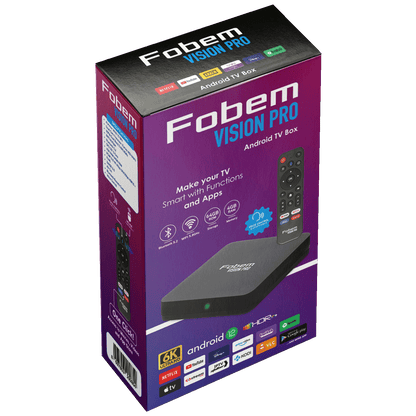 Fobem Prijemnik IPTV@Android,6K,4/64GB, WiFi 2.4/5GHz, Bluetooth - Vision Pro