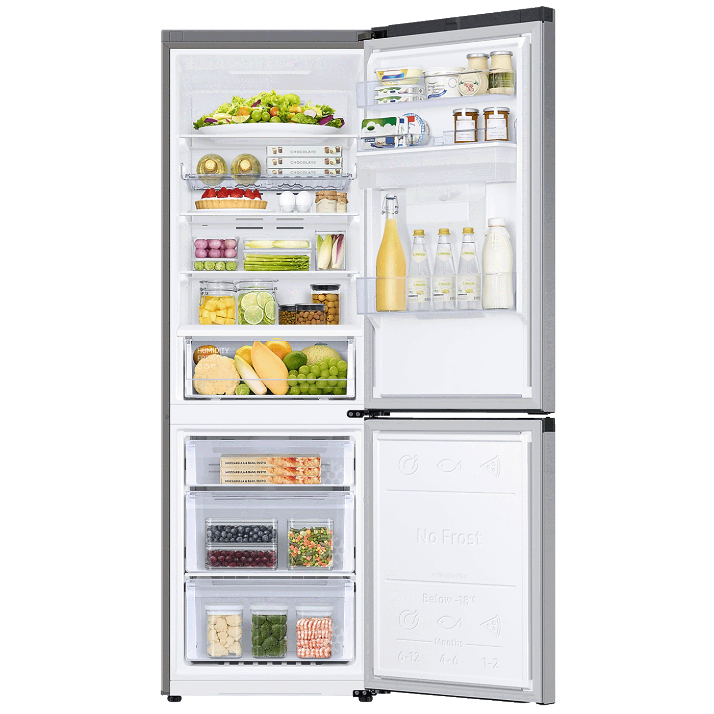 Samsung Frižider/zamrzivač, zapremina 341 lit., NoFrost, E - RB34C652ESA/EK