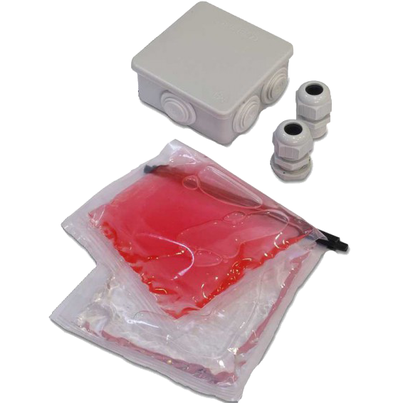 Famatel Razvodna kutija nadžbuk 80x80, vodonepropusna, IP68+ GEL - 3002-GL