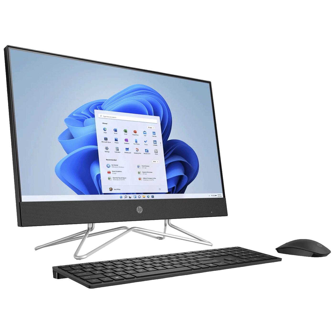HP Desktop AiO, Intel i5-1135G7, 8GB DDR4, SSD 512GB, 23.8" - HP 24-df1001nw; 84B18EA