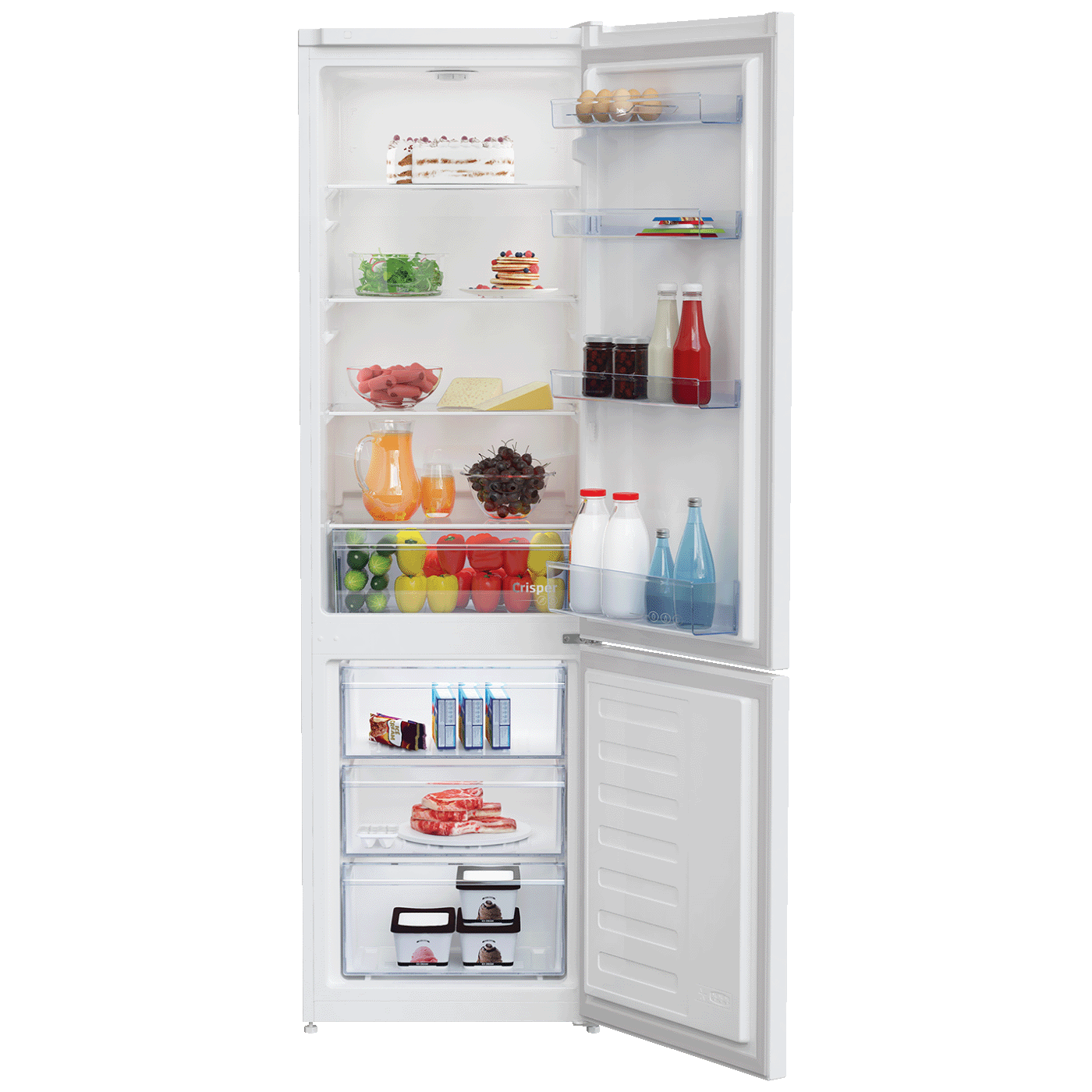 Beko Frižider/Zamrzivač, zapremina 297 lit., F - RCSA300K40WN