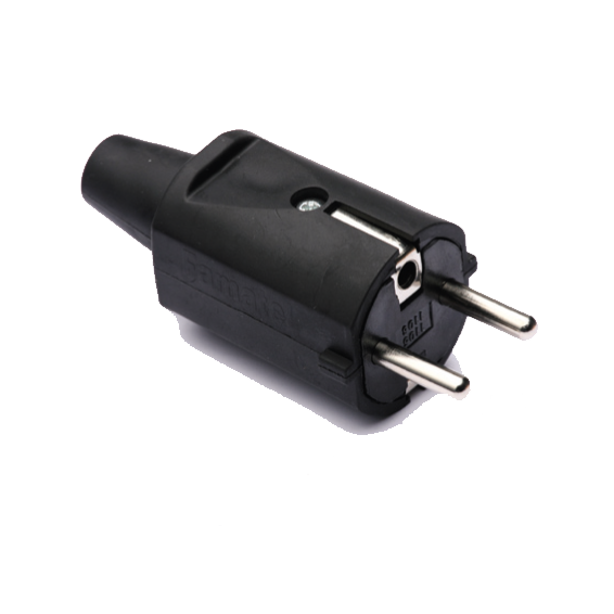 Famatel Strujni utikač, gumirani, IP44 - 1106