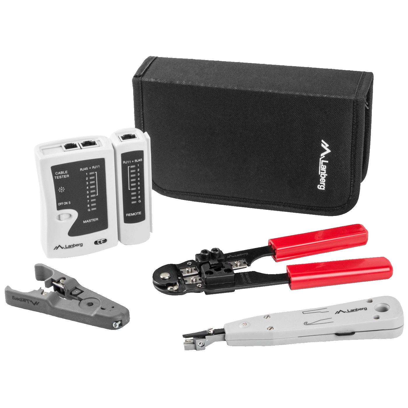 Lanberg Alat za motažu LAN i telefonskih konektora, set - NT-0301