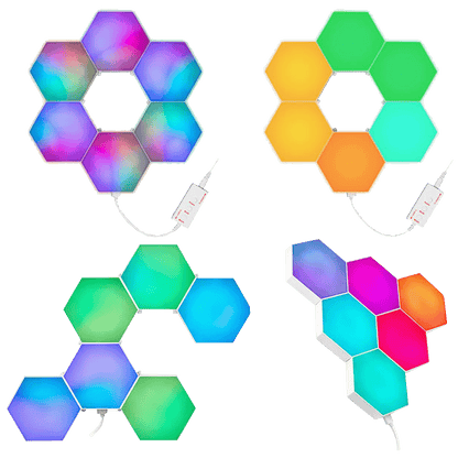 Tracer Pametna RGB svjetiljka, hexagon, set - Smart Hexagon RGB lamps