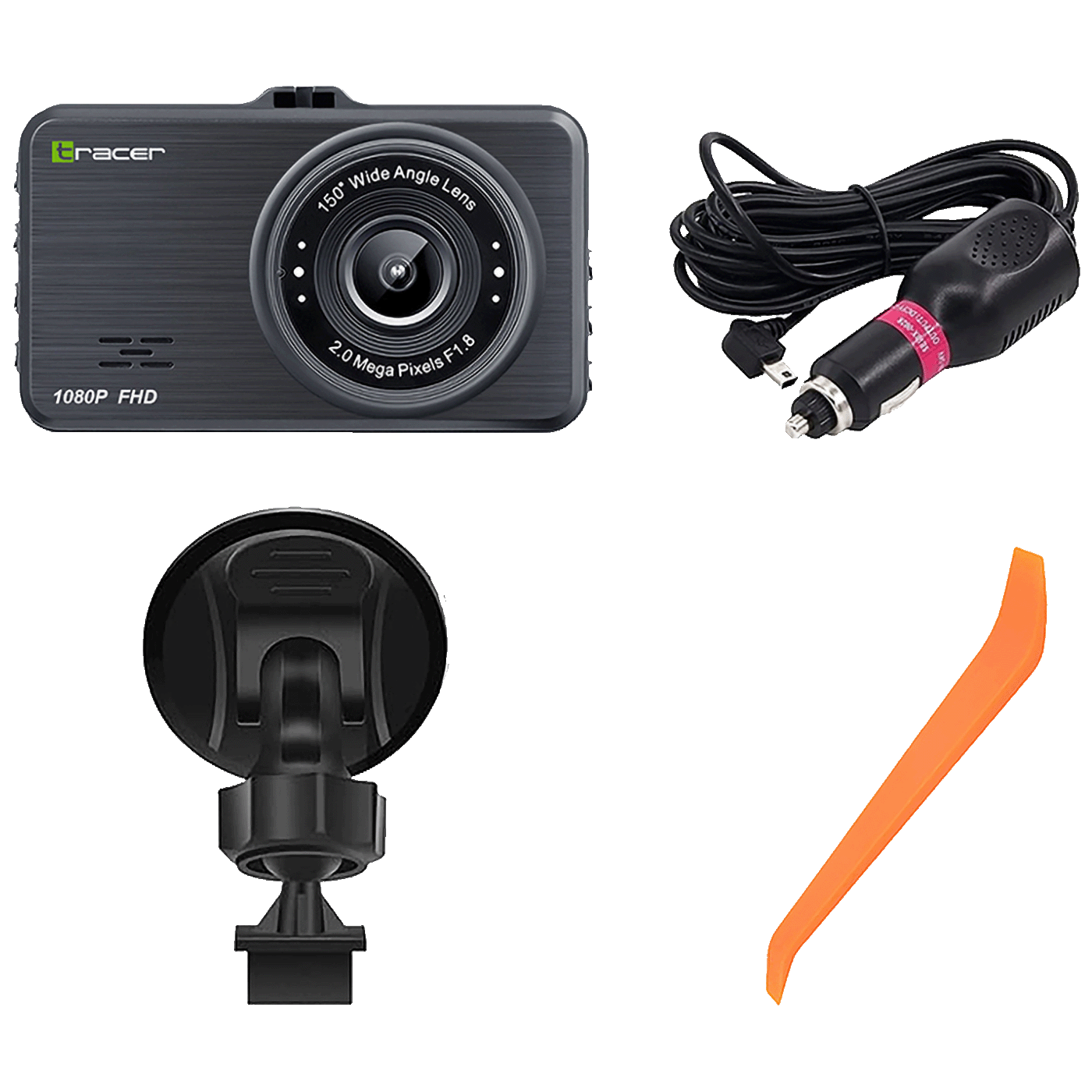 Tracer Auto kamera, 2 Mpixel, FullHD, microSD, G-senzor - 3.0S FHD CAPRI DASH CAM