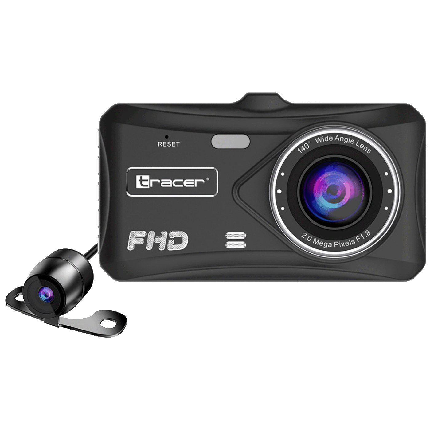 Tracer Auto kamera, 2x 2 Mpx, 4" LCD, FullHD, microSD, G-senzor - 4TS FHD CRUX DASH CAM