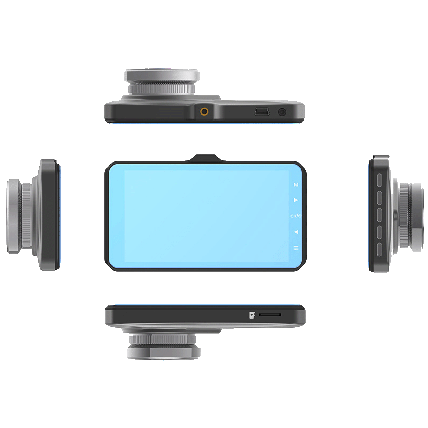 Tracer Auto kamera, 2x 2 Mpx, 4" LCD, FullHD, microSD, G-senzor - 4TS FHD CRUX DASH CAM
