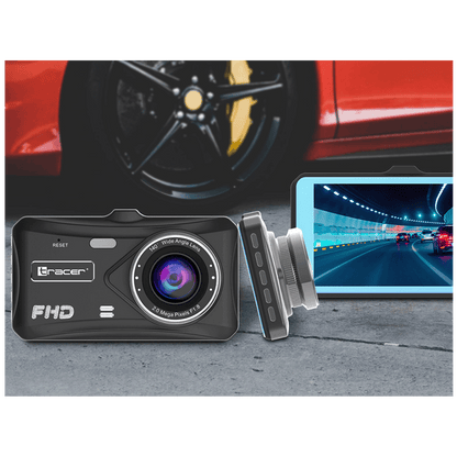 Tracer Auto kamera, 2x 2 Mpx, 4" LCD, FullHD, microSD, G-senzor - 4TS FHD CRUX DASH CAM