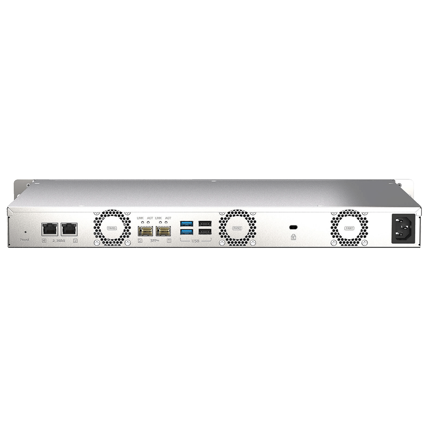 QNAP NAS sa 4 ležišta za montažu u rack,HDD/SSD, LAN 2.5GbE/10GbE - TS-435XeU