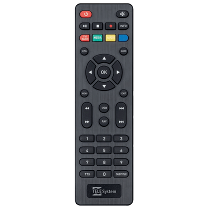 TELE System Prijemnik zemaljski, DVB-T2, H.265/HEVC, SCART, USB - MINION/01