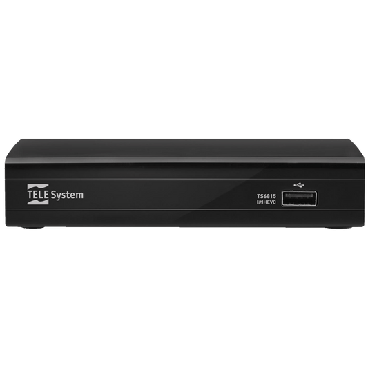 TELE System Prijemnik zemaljski, DVB-T2, H.265/HEVC, SCART, USB - TS6815 T2 HEVC