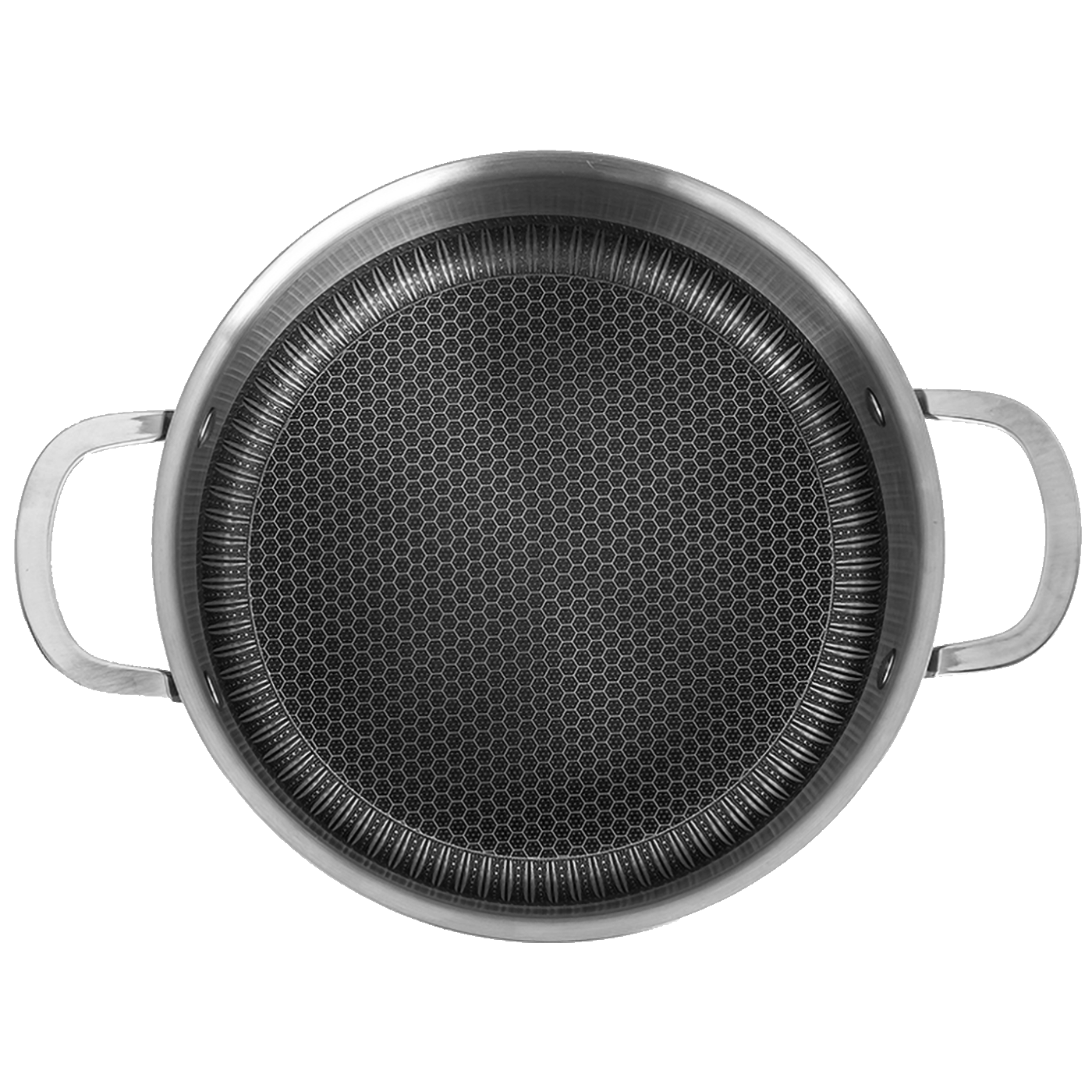 Zilan Kaserola sa staklenim poklopcem, 24 cm, troslojno posuđe - ZLN9648