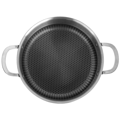 Zilan Kaserola sa staklenim poklopcem, 24 cm, troslojno posuđe - ZLN9648