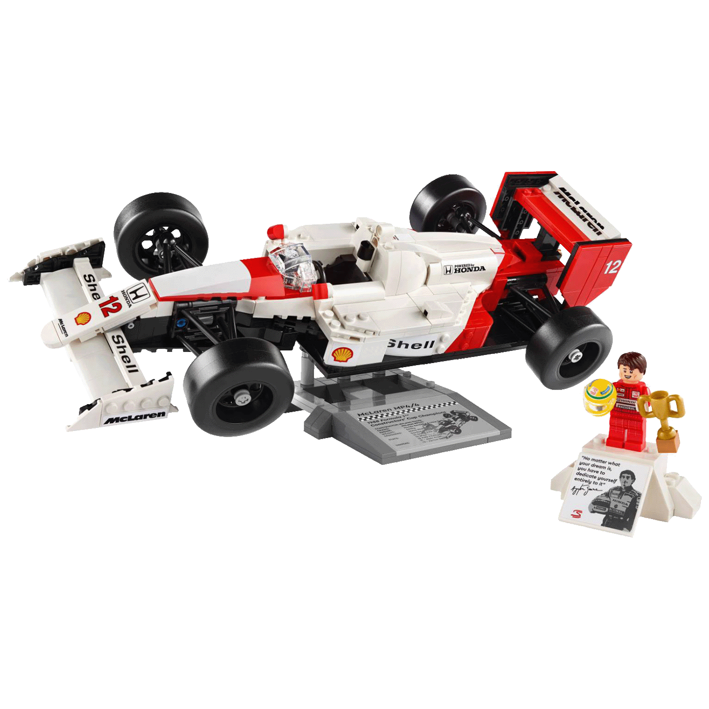 Lego McLaren MP4/4 i Ayrton Senna, LEGO Icons - McLaren F1 MP4/4 i A.Senna