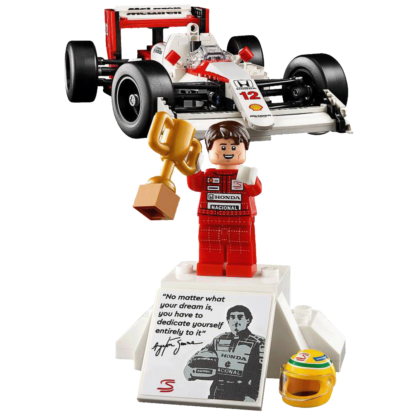 Lego McLaren MP4/4 i Ayrton Senna, LEGO Icons - McLaren F1 MP4/4 i A.Senna
