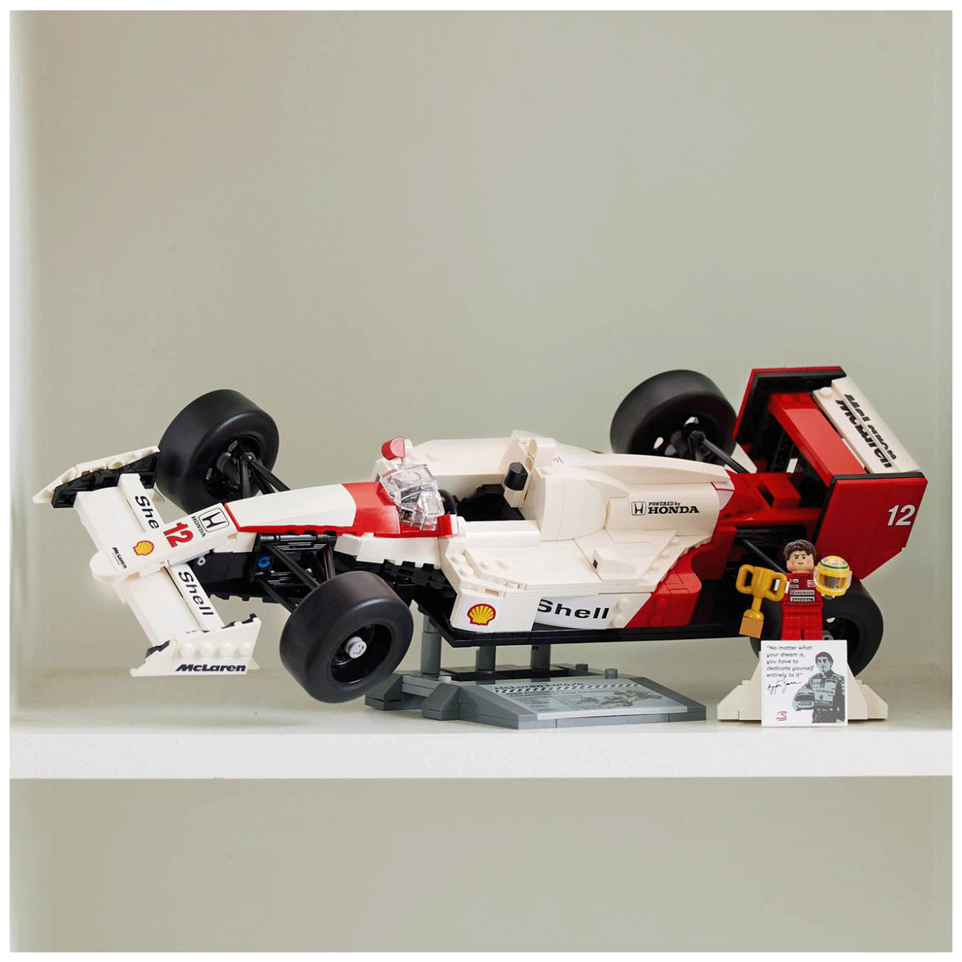 Lego McLaren MP4/4 i Ayrton Senna, LEGO Icons - McLaren F1 MP4/4 i A.Senna