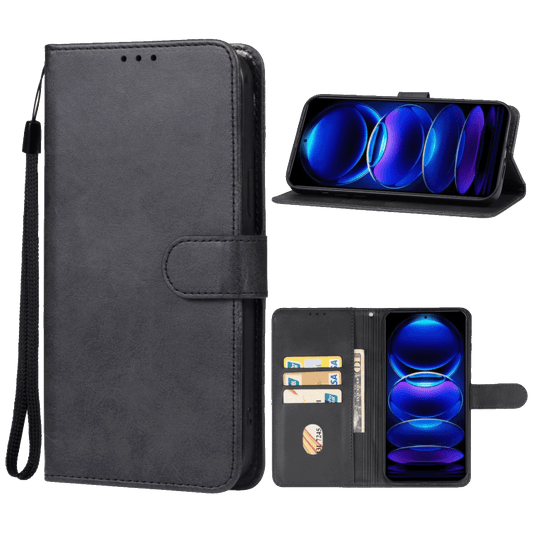 NN-Su Futrola preklopna za Redmi Note 13 Pro, koža, crna - Redmi Note 13 Pro 5G Phone Case(Bl)