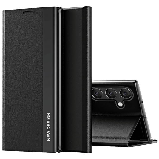 NN-Su Futrola preklopna za Samsung A15, koža, crna - Galaxy A15 Leather Phone Case