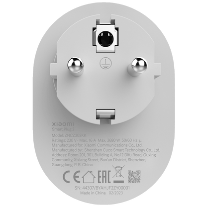 Xiaomi Pametna utičnica, WiFi, Bluetooth - Mi Smart Plug 2