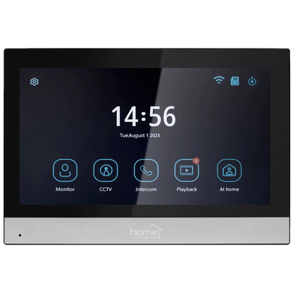 home Žični video interfon, 7" zaslon, AHD kamera, RFID, IP65 - DPV SMART