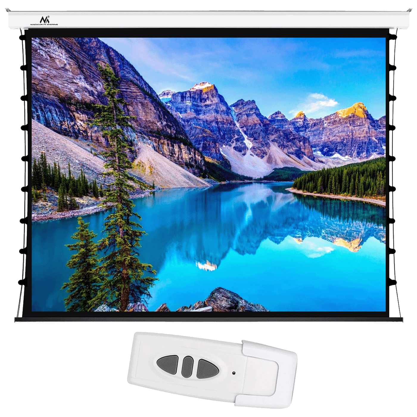 Maclean Platno za projektor sa motorom i zatezanjem, 300 x 220 cm - MC-952