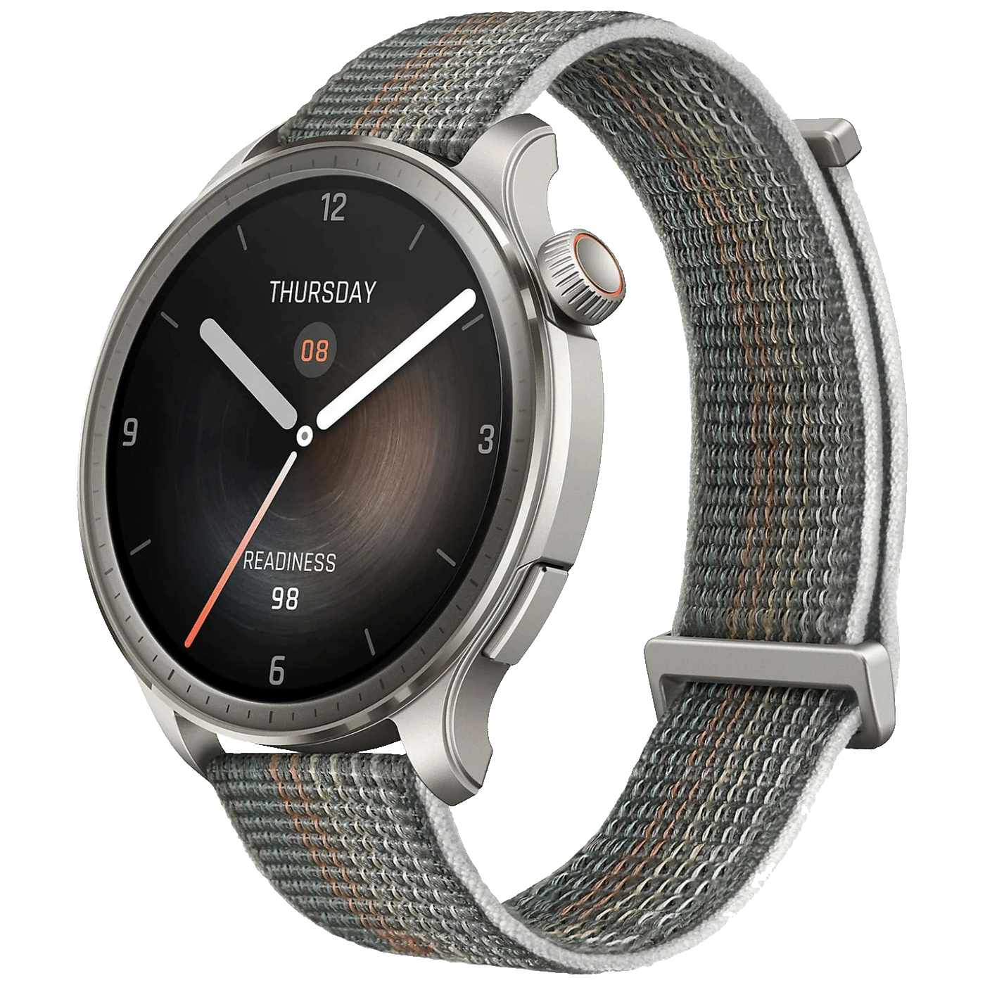 Amazfit Pametni sat, 1.5" AMOLED, vodootporan 5ATM, BT, WiFi, GPS - Balance Nylon - Sunset Grey