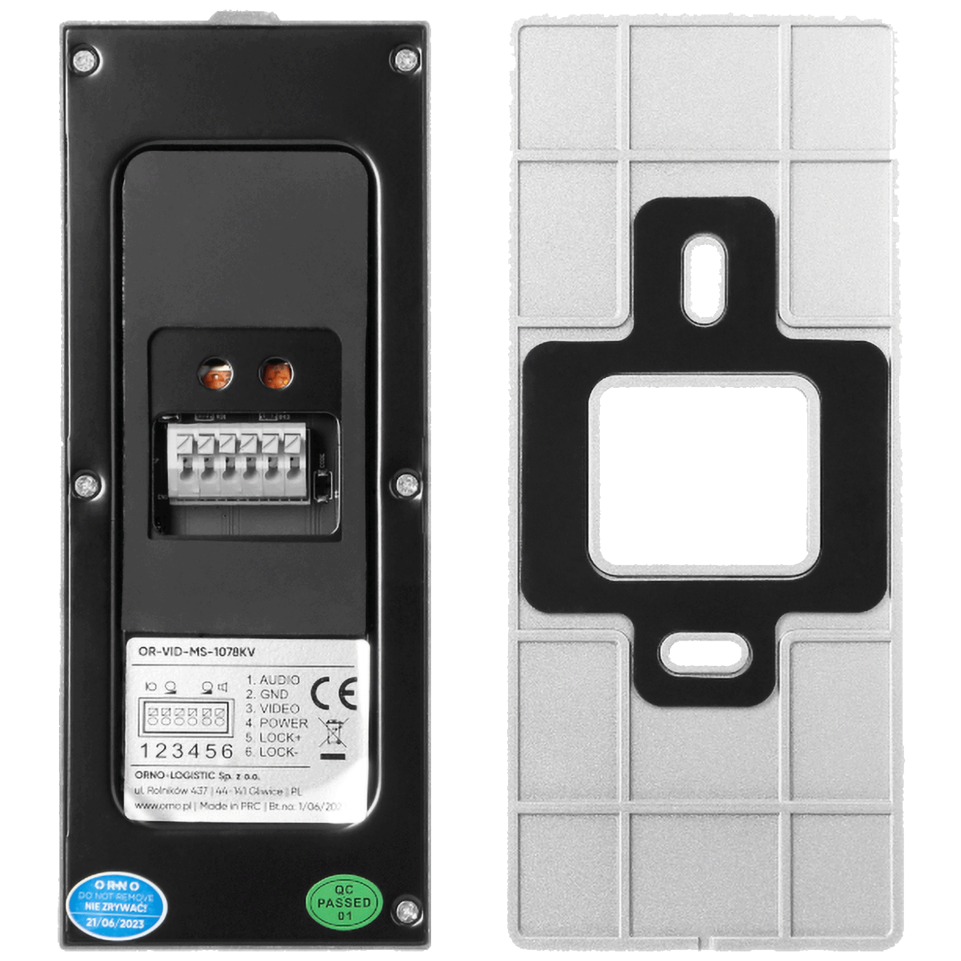 Orno Video interfon 7", set, Full HD, WiFI, IP65, Talos - OR-VID-MS-1078