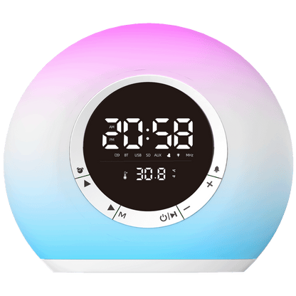 MeanIT Zvučnik bežični, Radio Alarm Sat, Bluetooth - B15