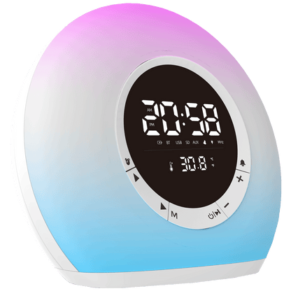 MeanIT Zvučnik bežični, Radio Alarm Sat, Bluetooth - B15