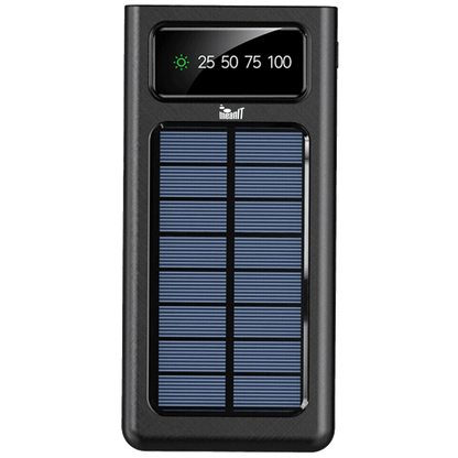 MeanIT Punjač prijenosni za mobitele + svjetiljka,solarni, 10000mAh - P1