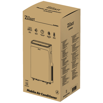 Zilan Prijenosni/Mobilni klima uređaj, 3u1, 12000Btu, 1350W, WiFI - ZLN1054