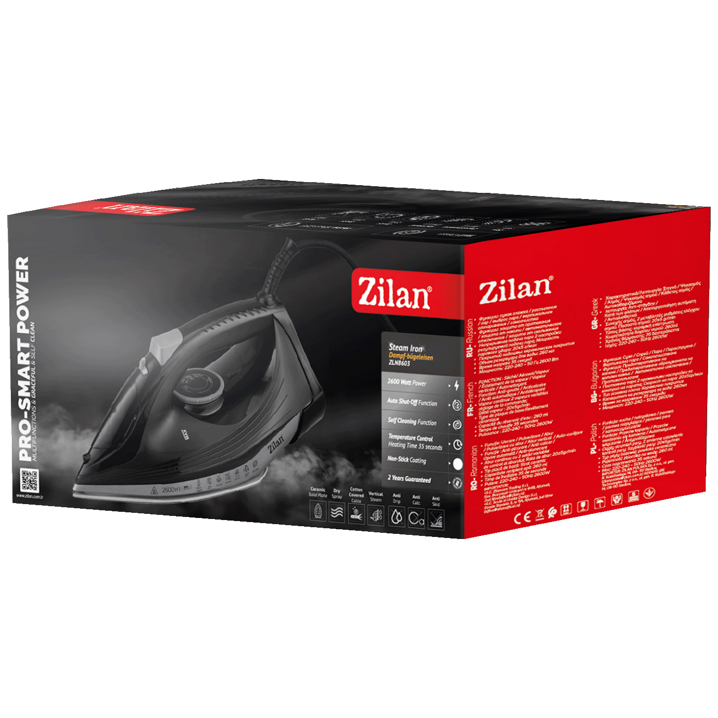 Zilan Pegla na paru, 2600W - ZLN8603